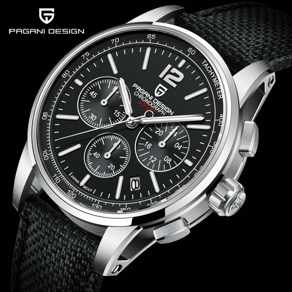 PAGANI DESIGN 2026 Nuevo Reloj de Cuarzo para Hombre de Lujo Casual, Movimiento VK63, Resistente al Agua 100M, Cristal de Zafiro, Reloj de Acero Inoxidable