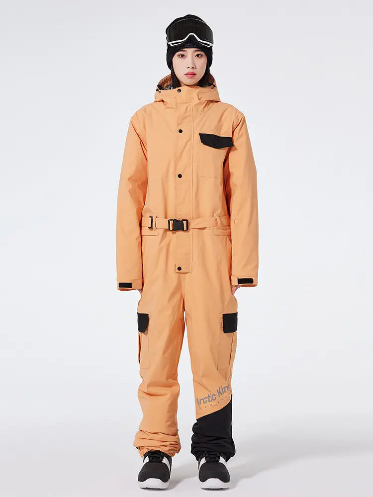 Mono de Esquí Profesional Impermeable para Hombre y Mujer, Mono de Esquí de una Pieza con Pegamento, комбинезон горнолыжный мужской