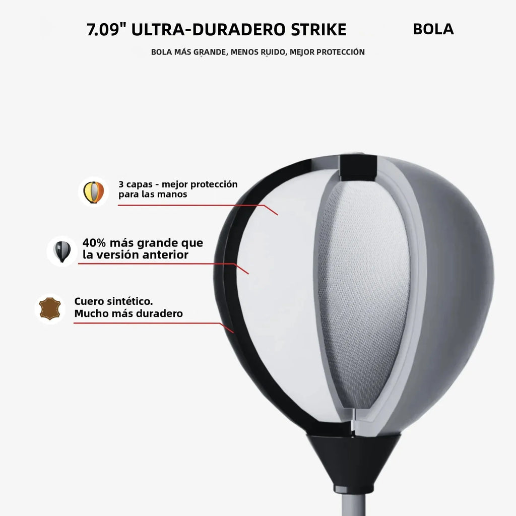 Nuevo Saco de Boxeo Premium 2026, Saco Cobra para Entrenamiento de Agilidad, Equipo de Fitness para el Hogar, Saco de Reflejos con Barra, El Mejor Regalo Familiar