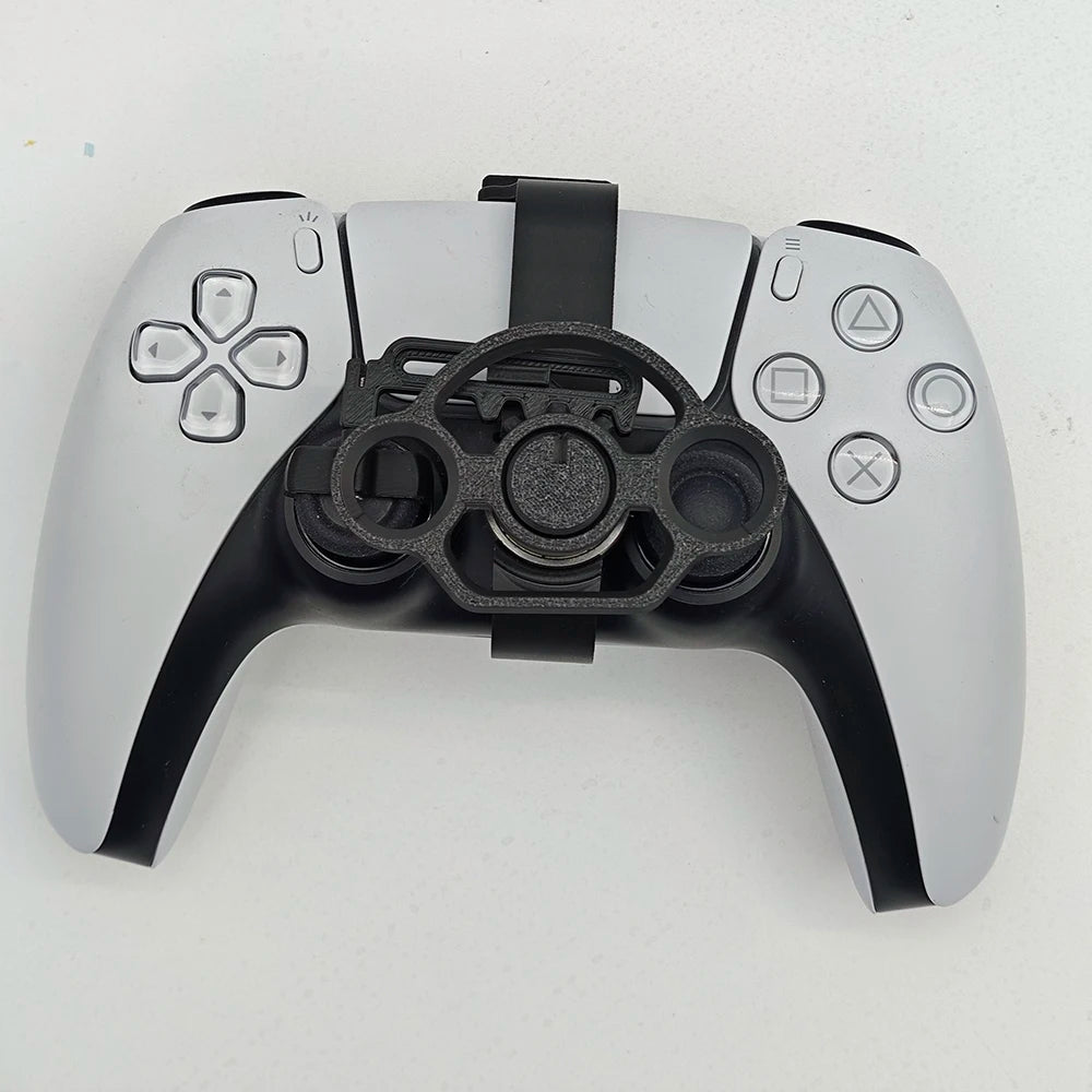Mini volante de impresión 3D para mando de PS5, simulador auxiliar de carreras, accesorios para mando de PlayStation 5
