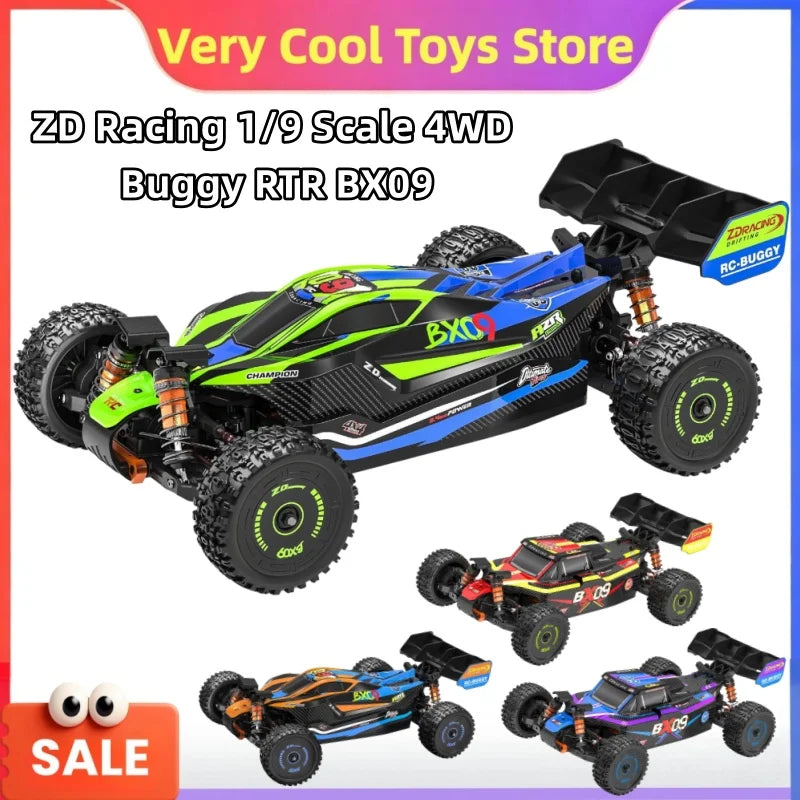 ZD Racing Buggy 4WD a Escala 1/9 RTR BX09, Vehículo Todoterreno 4WD, Modelo RC 4S, Juguete de Control Remoto, Regalos, Juguetes de Hobby para Niños