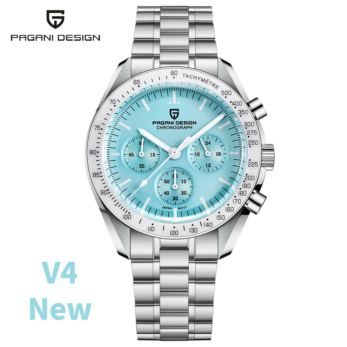 Relojes para hombre PAGANI DESIGN AK Project Mars 2026, reloj de cuarzo de lujo para hombre, cronógrafo deportivo con cristal de zafiro AR, fecha automática
