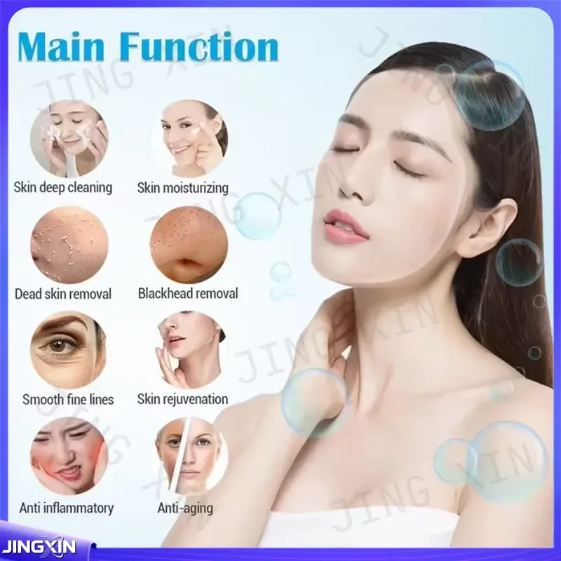 Máquina coreana 6 en 1 de hidrodermoabrasión, microdermoabrasión con punta de diamante, cepillo de limpieza facial, dispositivo para el cuidado de la piel y lifting facial