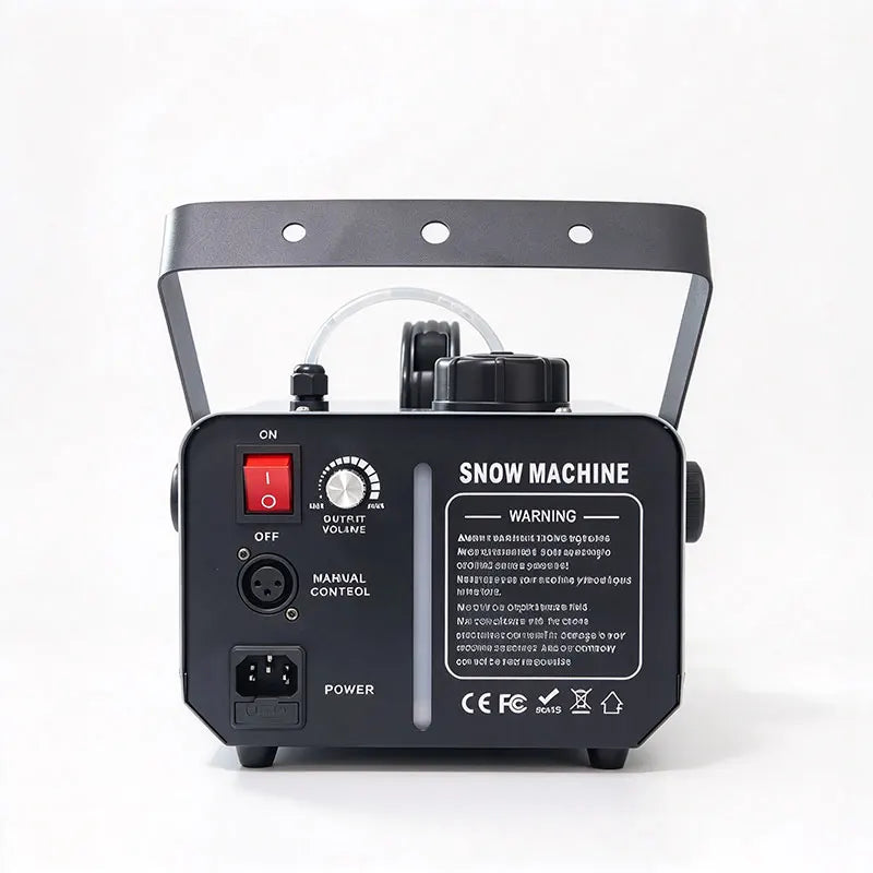 Máquina de Nieve para Escenarios, Máquina de Hacer Copos de Nieve con Sistema de Control Dual, Decoración para Fiestas de Navidad, Bodas y Exteriores