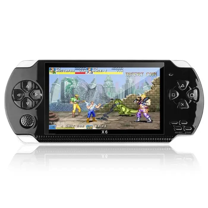 Consola de juegos Retro portátil X6, PSP como compatible con salida de TV, caja de juegos, Mini reproductores de videojuegos portátiles de código abierto