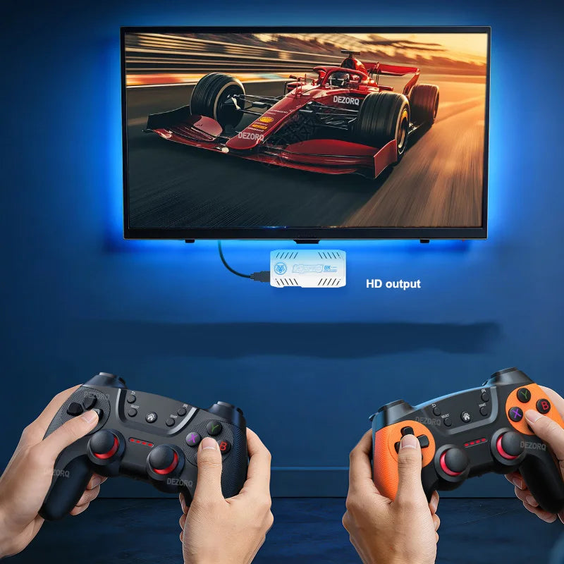 Consola retro X10 Pro Game Stick con dos mandos inalámbricos