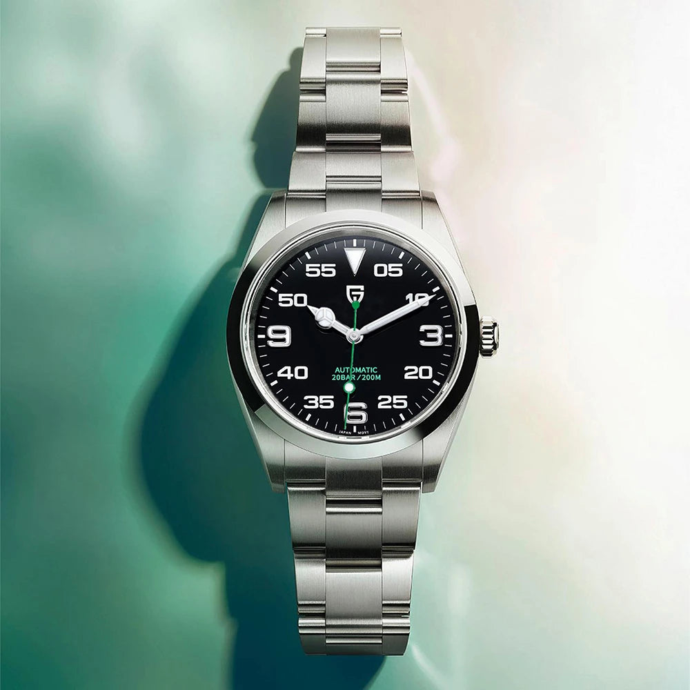 Nuevos relojes mecánicos PAGANI DESIGN de 40 mm para hombre, de lujo, con cristal de zafiro, revestimiento antirreflectante, automáticos, resistentes al agua hasta 20 bares