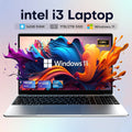 Portátil Xiaman de 15.6" con procesador Intel Core i3, Windows 11, 16GB de RAM, SSD de 1TB/2TB, notebook portátil, teclado retroiluminado, ideal para oficina y estudio