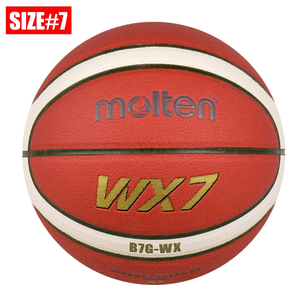 Balón de Baloncesto Molten 2026, Tamaño Oficial 7/6/5, Material PU, para Interior y Exterior, Entrenamiento, Partidos, Equipo, Baloncesto Original