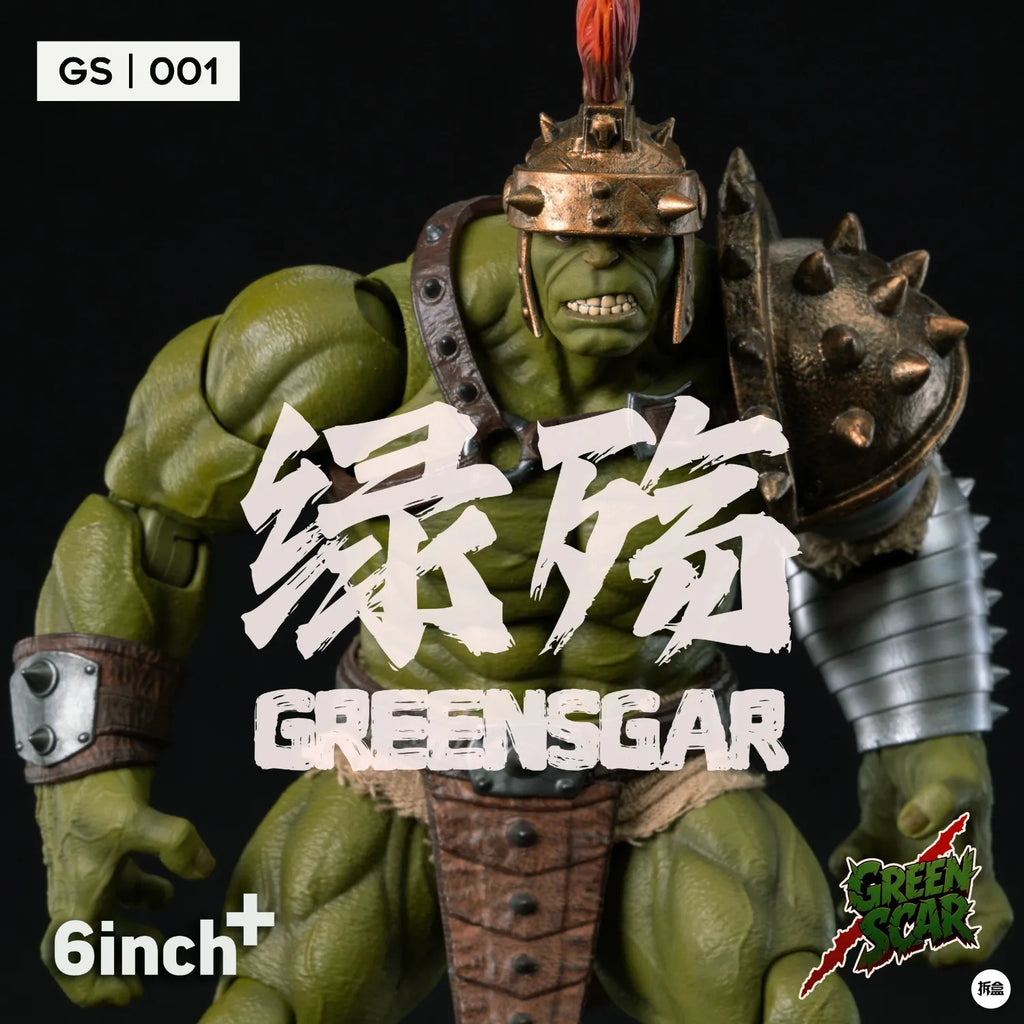 [Envío en 24 horas] Figura de acción 6inchplus Hulk GREENSCAR GS001 Hulk 1/12