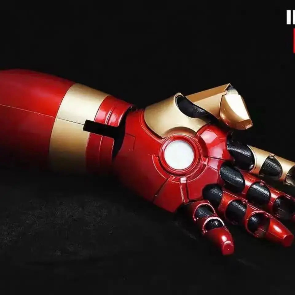 Nuevo Modelo de Armadura de Iron Man Mk42 para la Mano Derecha, con Control por Voz, para Cosplay, Juguete de Moda, Regalo de Cumpleaños para Niños