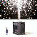 Máquina de fuegos artificiales en frío de 750W, máquina de chispa fría con Control remoto DMX, máquina de chispas en frío LCD en polvo Ti, equipo de escenario