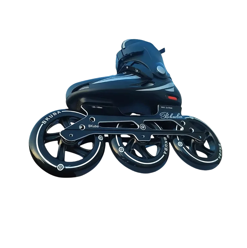 Patines de velocidad en línea de 3 ruedas, diseñados para carreras y para niños, ideales para practicar deportes en interiores y exteriores.