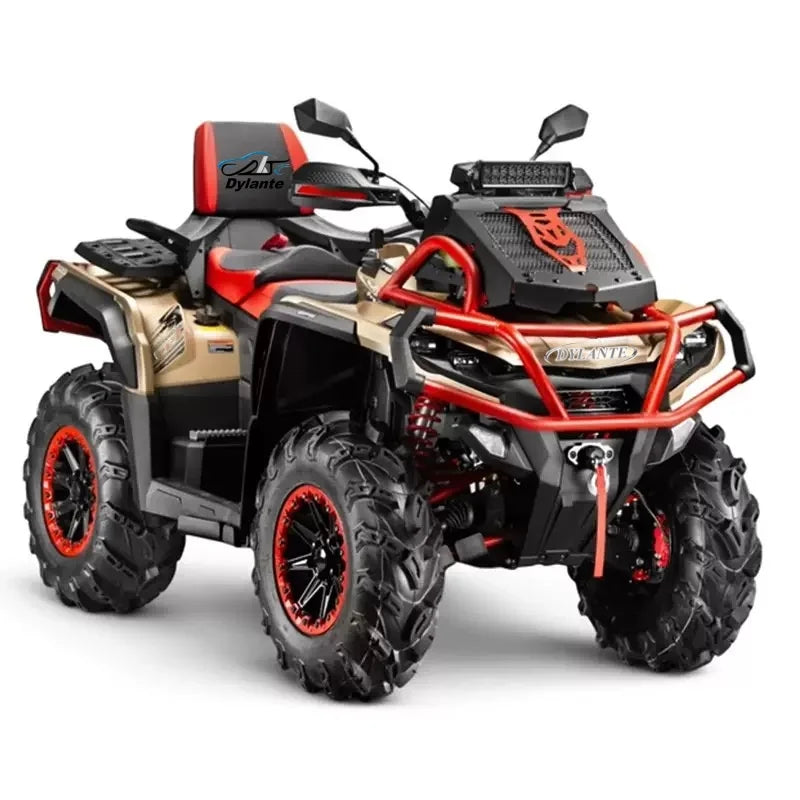 Vehículo Todoterreno ATV con Refrigeración Líquida de 1000cc, Tablero LCD y Sistema de Audio Bluetooth para un Rendimiento de Caza Todoterreno Inigualable