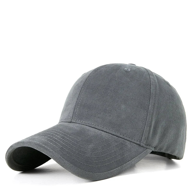 Gorra de béisbol de algodón extragrande color verde oliva 2026 para hombre, estilo casual, lisa, con cierre a presión, para cabezas grandes, deportiva, para el sol, 56-60 cm 60-65 cm
