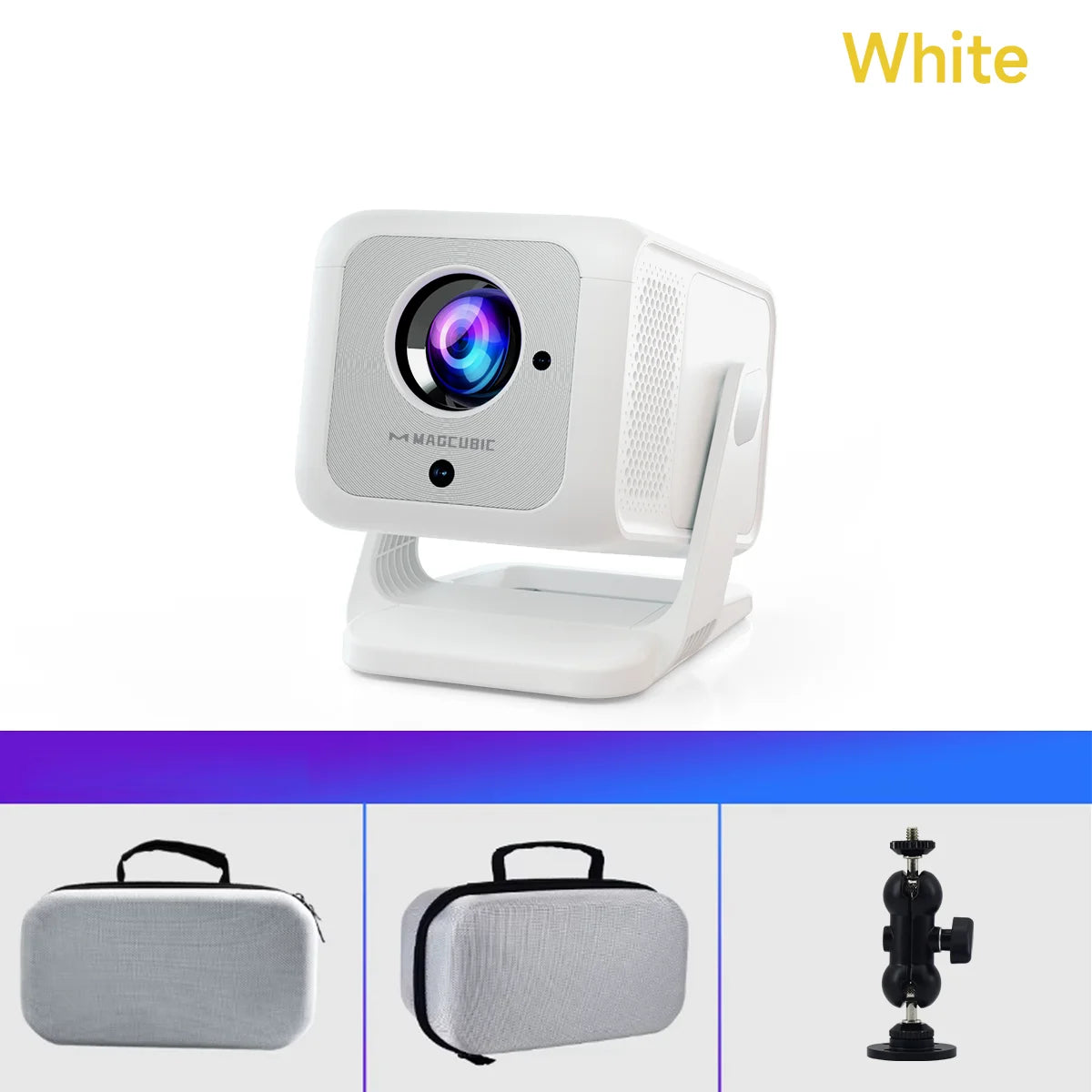 Mini proyector Magcubic HY310X 4K con Full HD 1080P 420ANSI Android 11 Keystone de enfoque automático para proyector de soporte de cine al aire libre