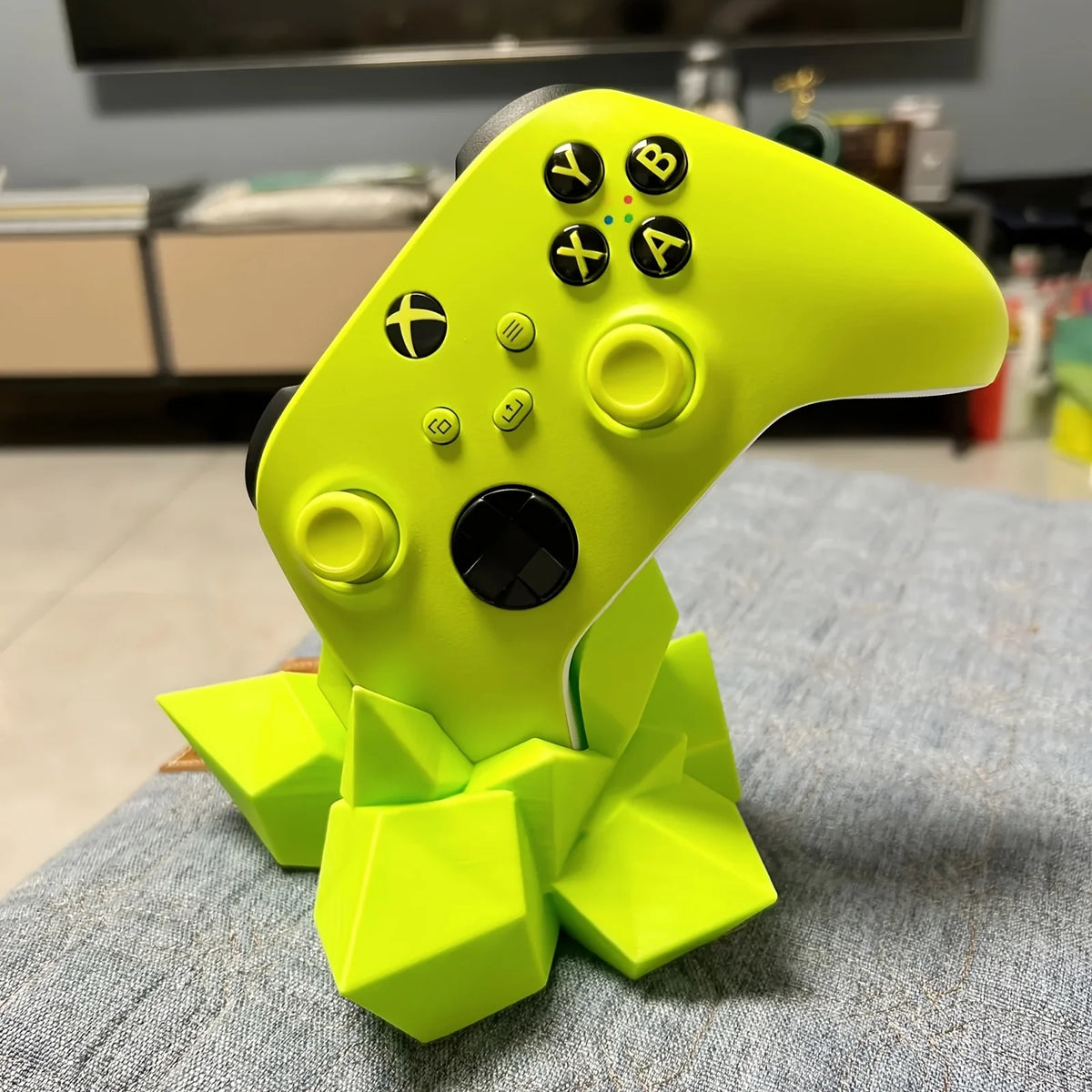 Soporte para Control de Juegos de Cristal Impreso en 3D, Compatible con Xbox, PS4, PS5, Switch, Decoración para Escritorio de Juegos, Juego de Regalo