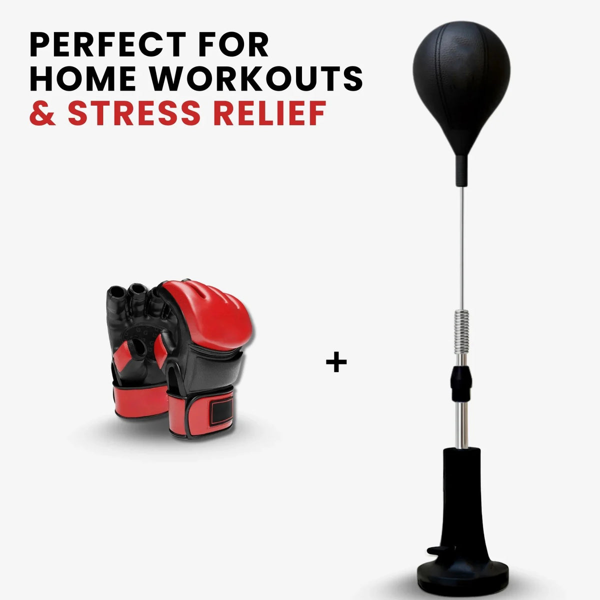 Saco de boxeo negro premium, Cobra, para entrenamiento de agilidad y boxeo, equipo de fitness para el hogar. Ajustable de 112 a 157 cm. Instalación con un solo clic. El mejor regalo para la familia.