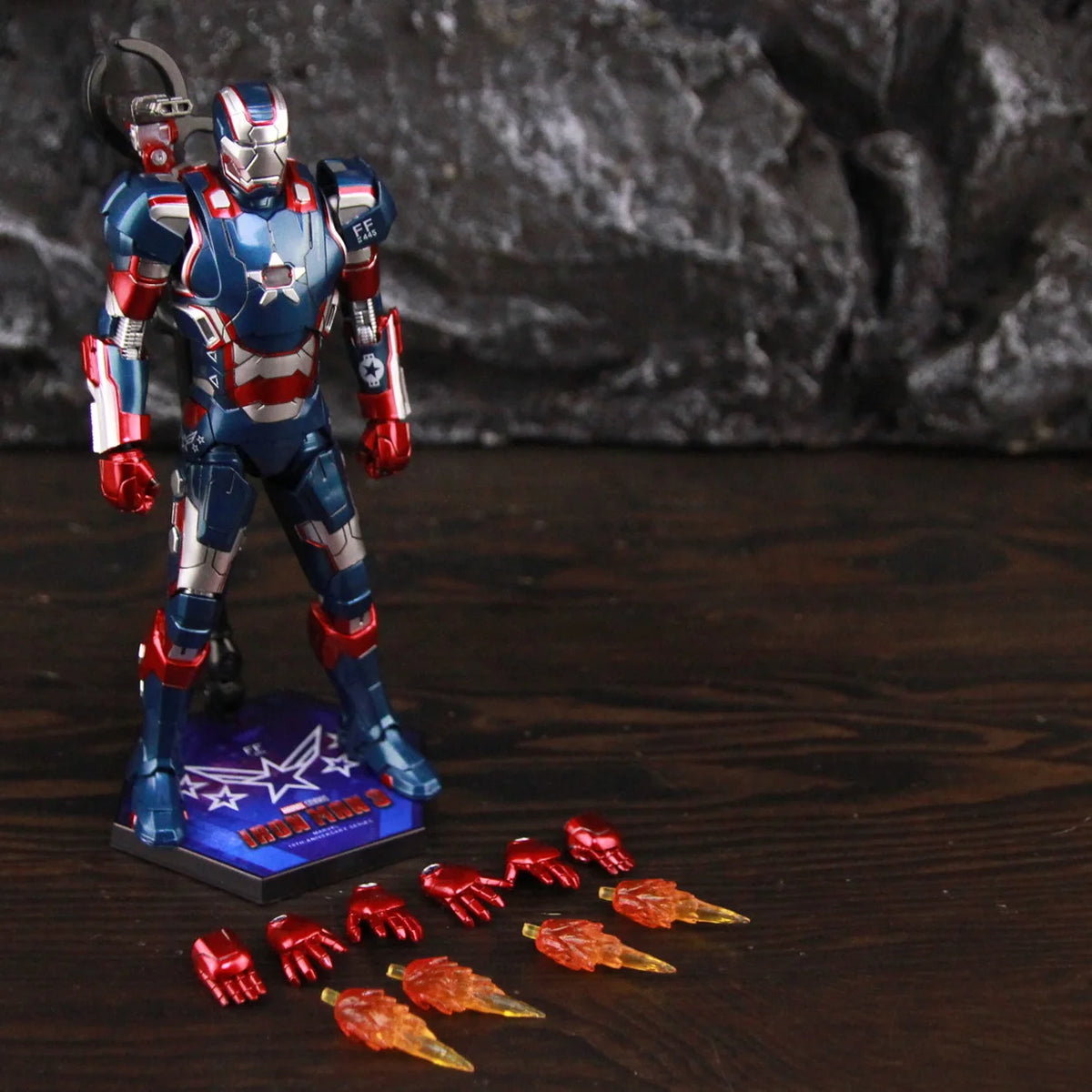 ZD Toys Marvel Iron Man MK46 MK45 MK1 MK2 MK3 MK4 MK5 MK6 MK7 MK33 MK17 7 "Figura de acción de película Iron Mark 1 2 3 4 5 6 7 Leyendas