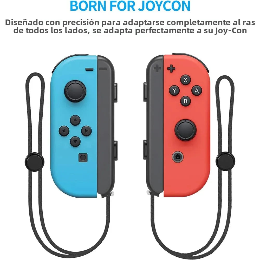 GAMINJA para Nintendo Switch y controlador de mando OLED, cuerda de mano, correa de muñeca Joy-con, accesorios para videojuegos para ordenador portátil
