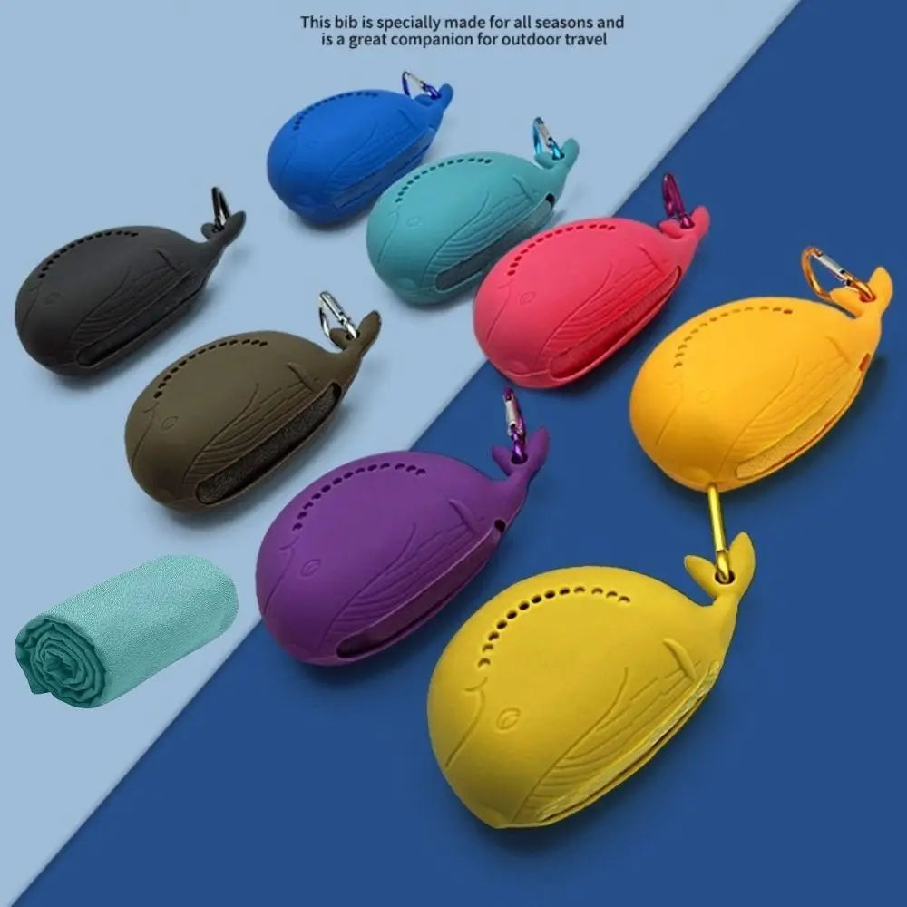 Toalla de Hielo Refrescante de Secado Rápido para Exteriores, Linda Bolsa Portátil, Toalla Deportiva de Microfibra para Absorber el Sudor, Toalla Fría para Fitness