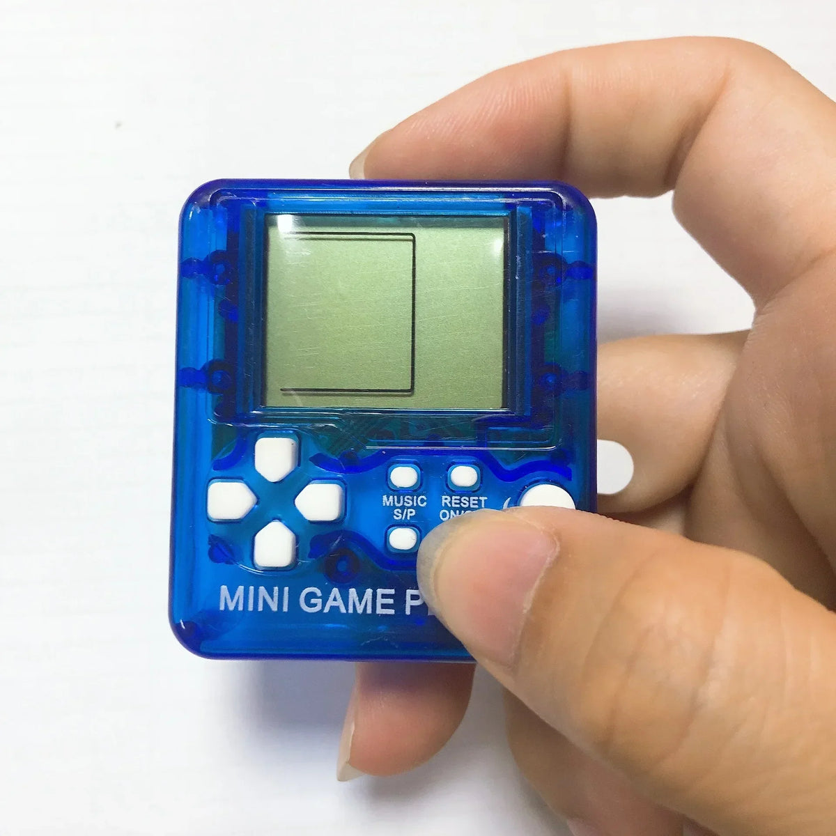 Mini llavero de bolsillo clásico portátil, anillo antipérdida, vídeo nostálgico Retro, máquina de consola de juegos, juguetes para niños, reproductor de juegos