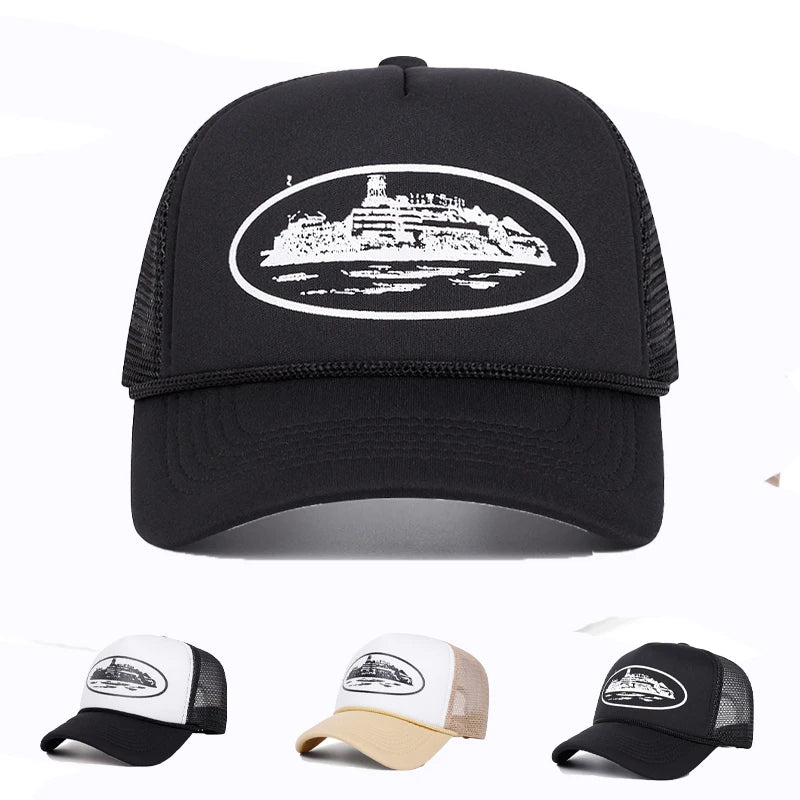Gorras de béisbol con bordado de letras nuevas, unisex, estilo hip hop, transpirables, versátiles, para el sol, estilo callejero, tipo camionero