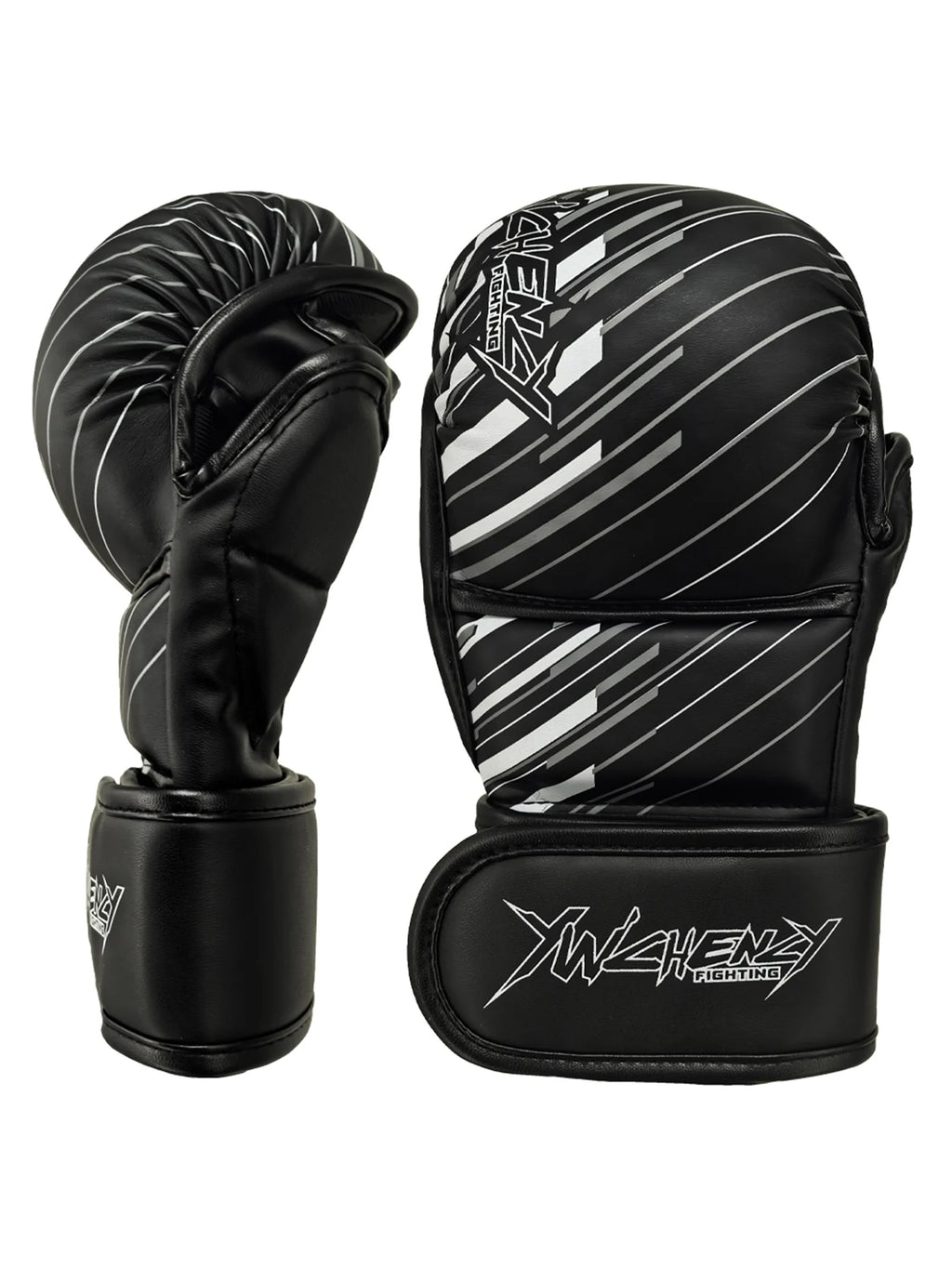 Guantes de entrenamiento de boxeo MMA para adultos profesionales, cojín de cuero de medio dedo, nudillos Sanda para saco de arena