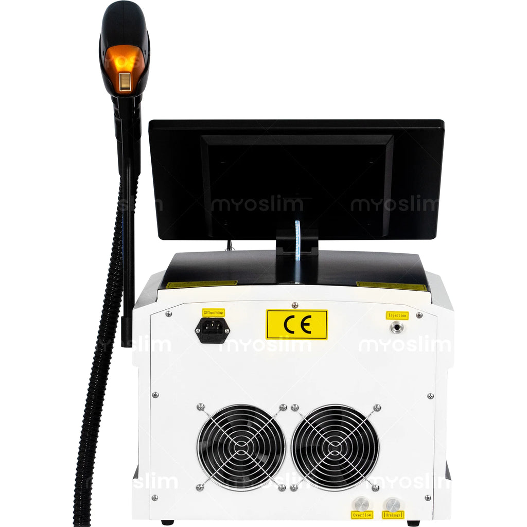 Equipo de Belleza de 7000W, Dispositivo de Hielo de Titanio para Depilación, 6 Longitudes de Onda 755 808 810 830 940 1064 Nm, Máquina de Depilación Láser de Diodo