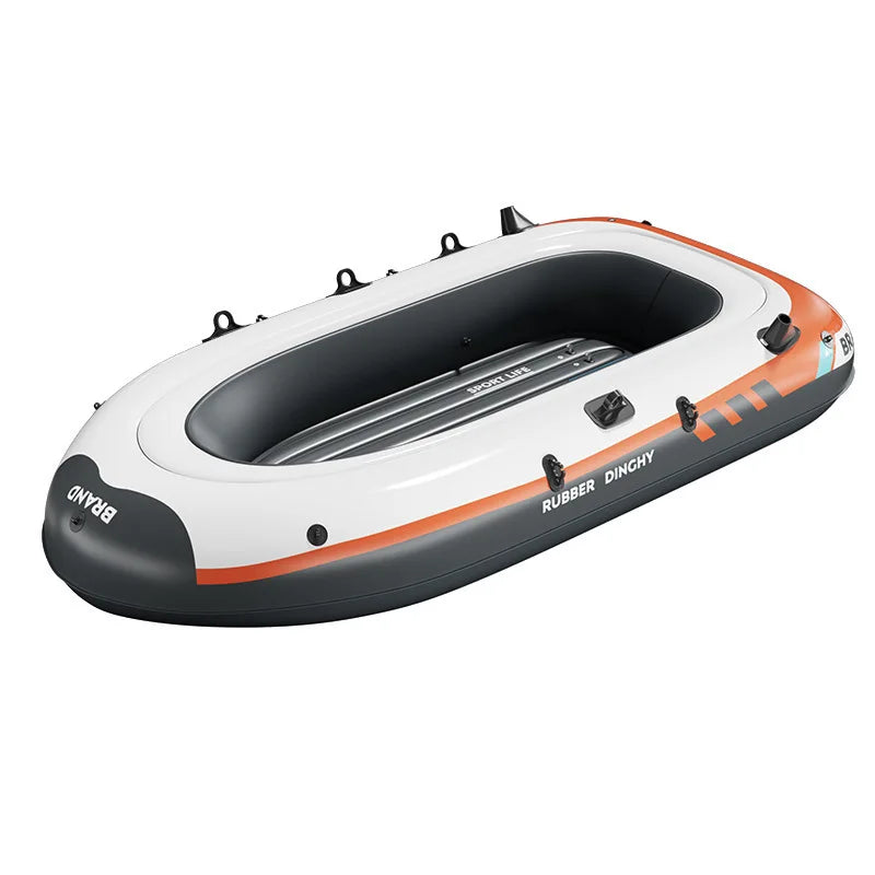 Kayak Inflable Reforzado para Varias Personas, Balsa de Asalto de Pared Alta, Bote Seguro y Estable Resistente a Arañazos para Rafting Familiar al Aire Libre