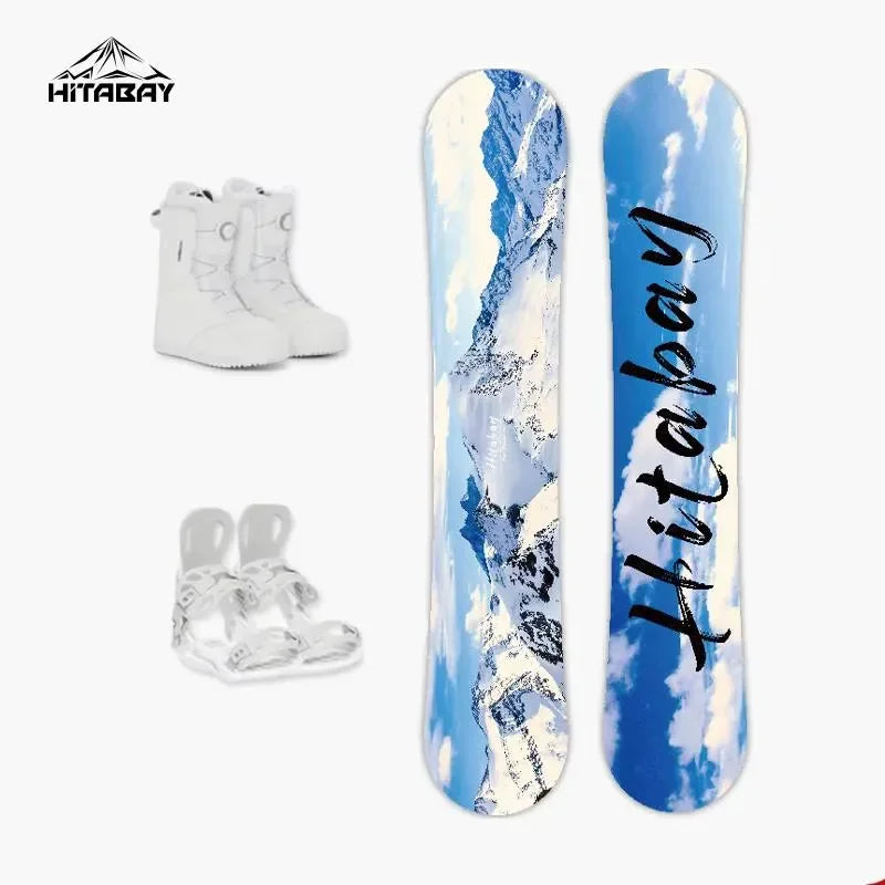 Tabla de snowboard para esquiar, tablas de snowboard para deportes de invierno al aire libre para adultos y niños, equipo duradero de alta calidad