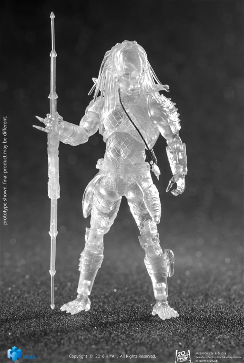 Hiyatoys Serie de Mini Juguetes 1/18 LP0023 LP0024 Blood Warrior Predator Articulación Completa Armas Soldado Plataforma de Soporte Para Colección