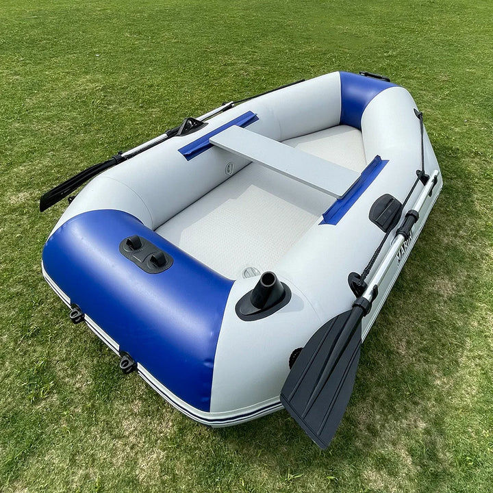 Bote inflable de PVC reforzado, para 1 a 3 personas, kayak inflable para pesca, bote plegable, canoa para deportes acuáticos al aire libre, pesca y rafting.
