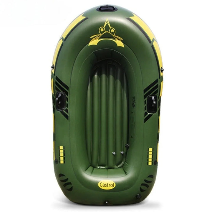 Kayak Inflable Reforzado para 2-3 Personas, Bote de Pesca para Exteriores, Resistente a la Abrasión y a los Arañazos, Estable y Seguro para Ríos y Lagos