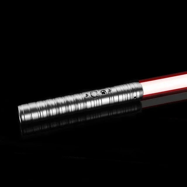 Sable de luz metálico RGB para cosplay, espada de luz, barra luminosa Kpop, espada de juguete para rave, intermitente