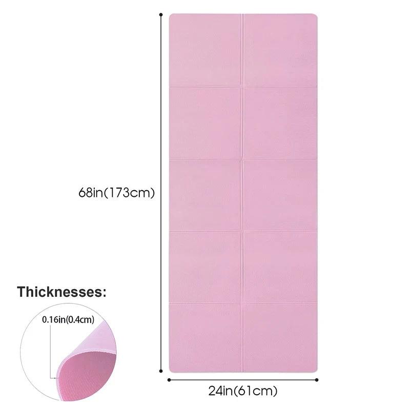 Colchonetas de Yoga EVA de 4MM de grosor, colchoneta antideslizante para deporte y Fitness, manta para ejercicio, Yoga y Pilates, colchoneta de gimnasia, equipo de Fitness