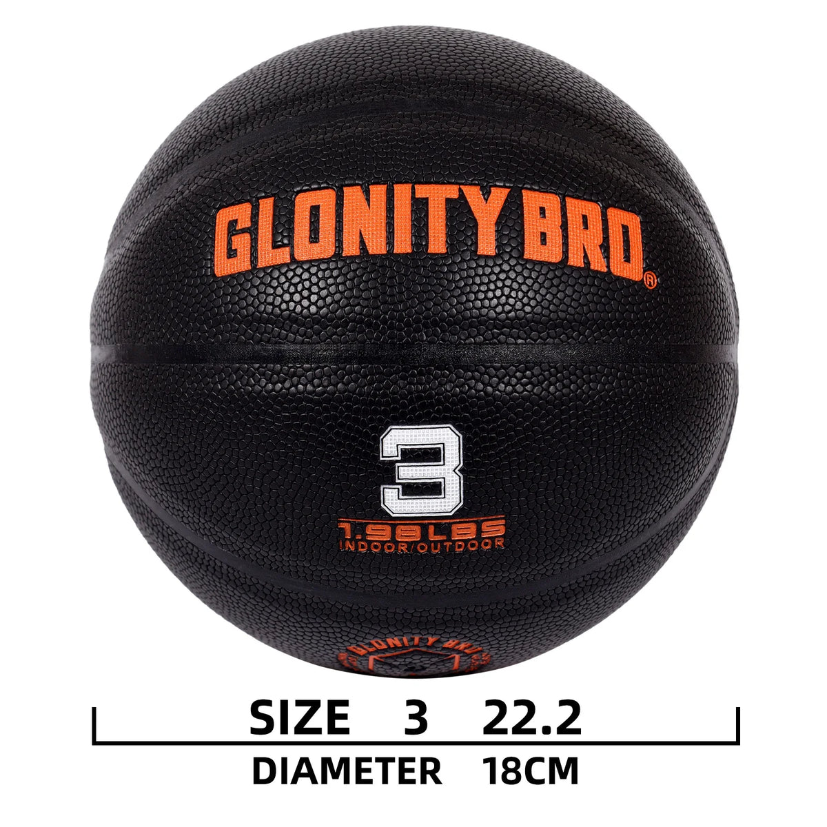 Balón de baloncesto Trainer Small Heavy Ball, tamaño 3, para interiores y exteriores: mejora las habilidades de drible, pases, manejo y rebotes