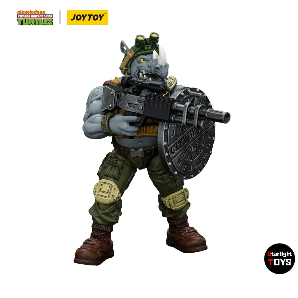 JOYTOY TMNT Rocksteady Beebop 1/18 Action Figure Model Toys
