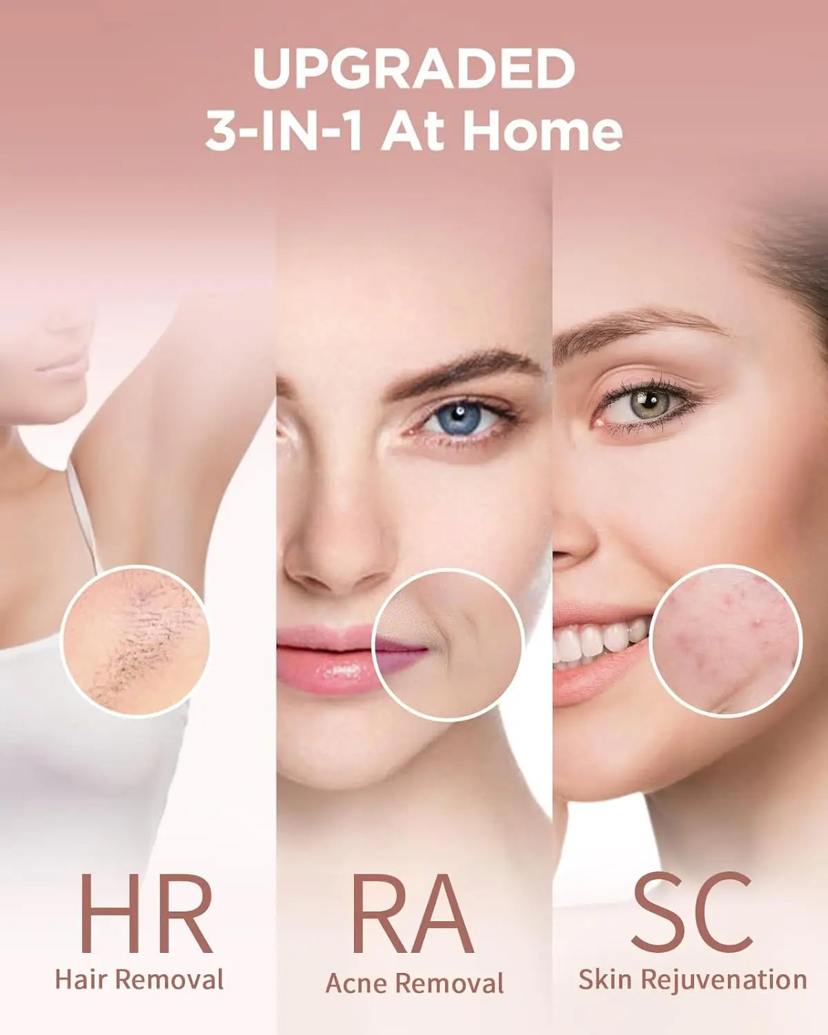 999900   Flashes-depiladora IPL segura, permanente, indolora, cara, cuerpo, brazos, pierna, tratamiento de cuerpo entero para hombres y mujeres, uso doméstico