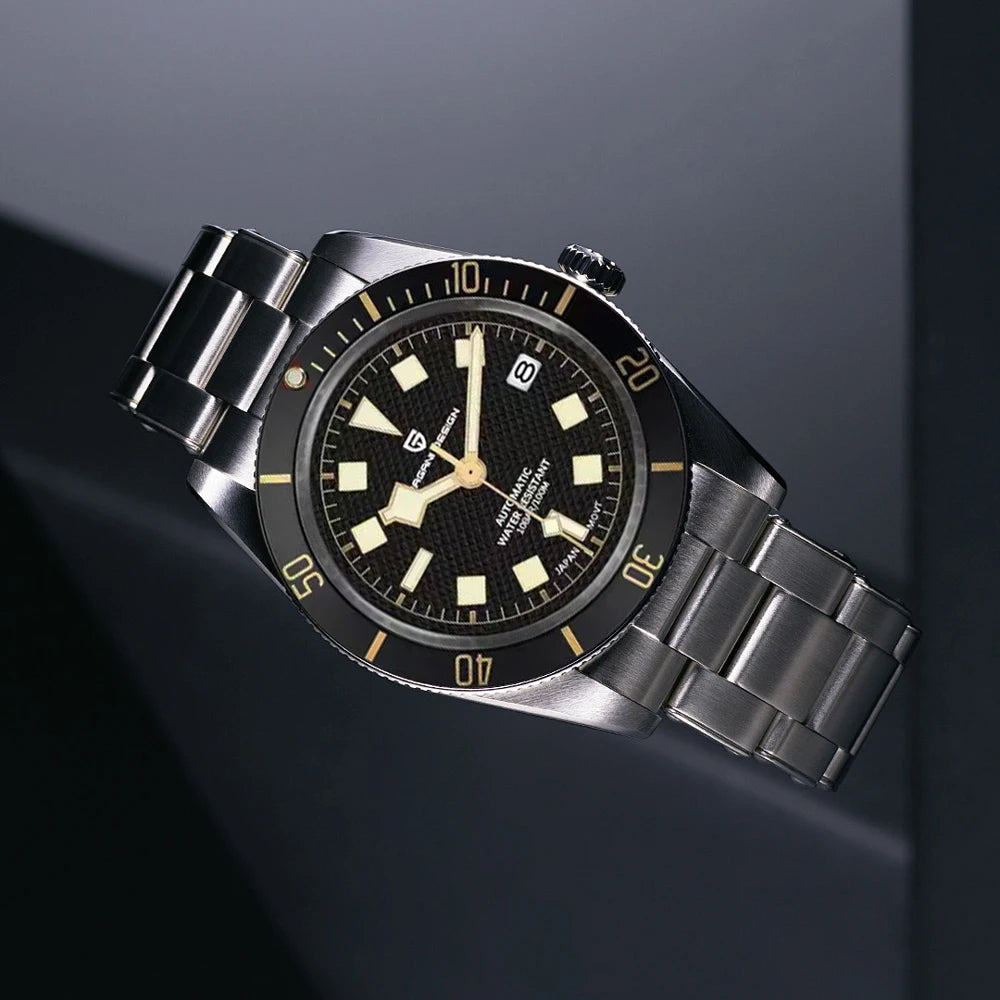 Relojes Pagani Design BB58 Retro para hombre, el mejor reloj automático de lujo 2025 para hombre, relojes de pulsera mecánicos, cristal de zafiro AR, NH35, regalo para hombre