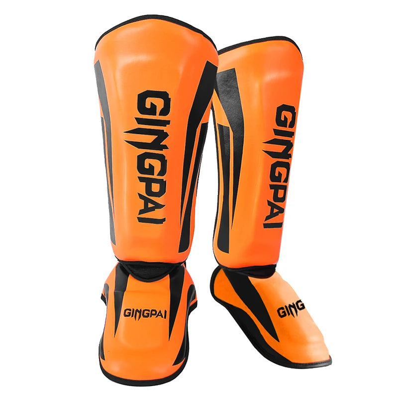 Kickboxing boxeo espinilleras Muay Thai artes marciales Sanda Wushu Protector de piernas Taekwondo tobilleras