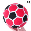 1 unidad de balón de fútbol adhesivo para juegos de dardos con el pie, dardos de fútbol, balón de fútbol de fieltro, para tablero de dardos de fútbol inflable para exteriores