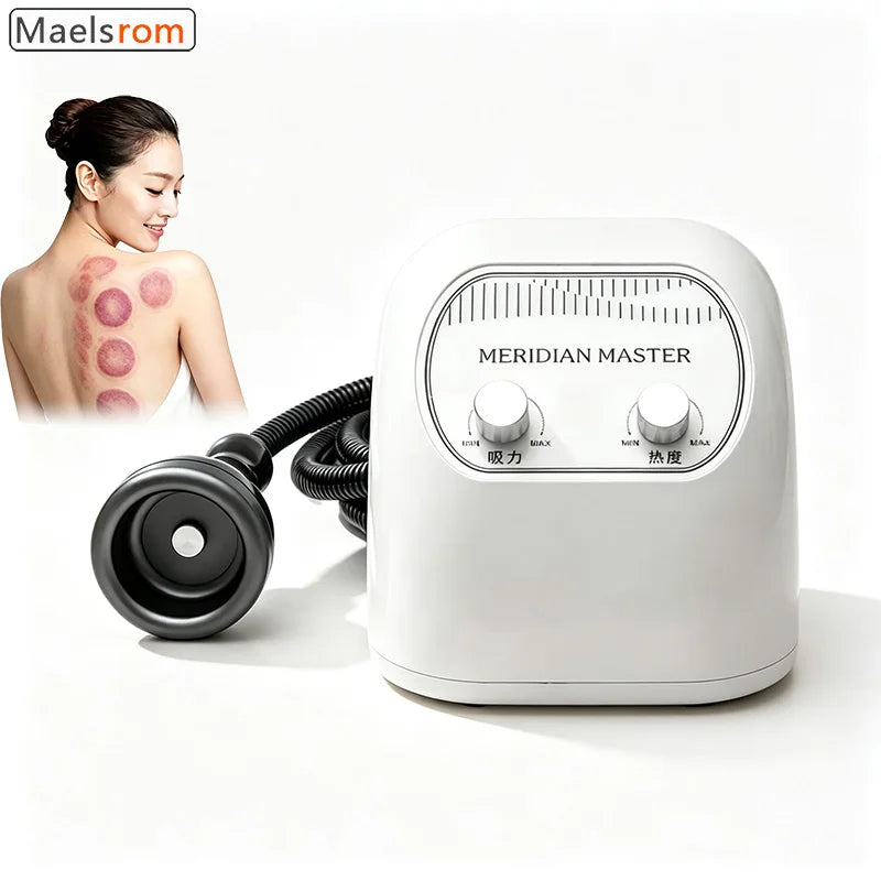 Masajeador Eléctrico de Gua Sha con Calentamiento y Ventosas para Cuerpo Completo, Meridianos, Espalda, Cuello, Hombros y Piernas, Portátil, para Uso Doméstico, Salón y Spa