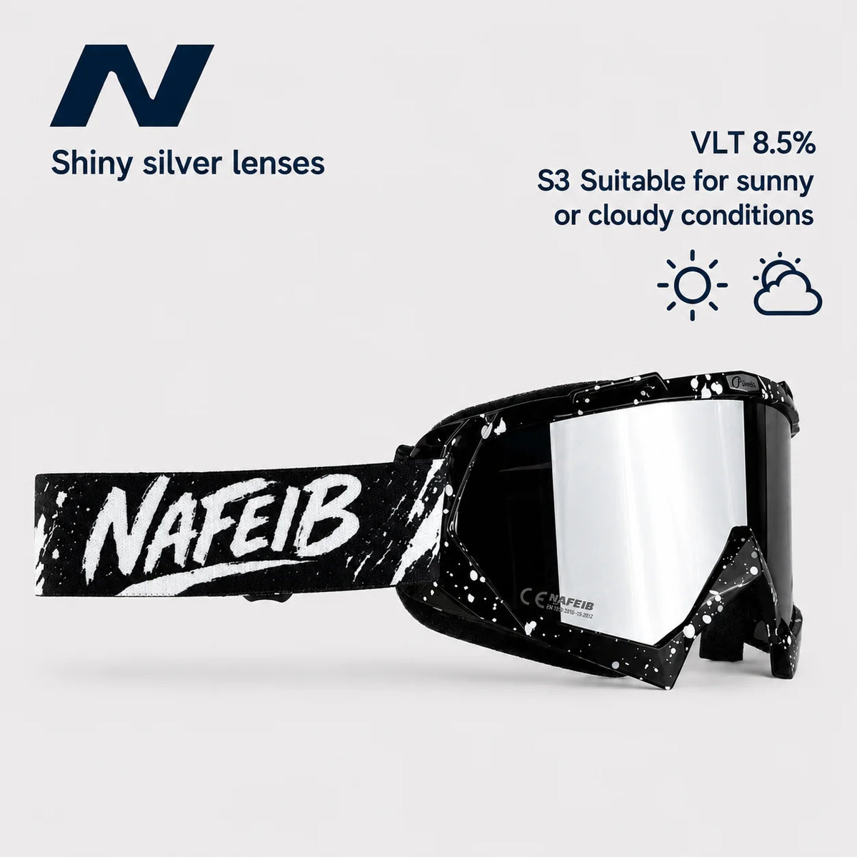 Gafas de esquí, ciclismo, motocicleta, gafas a prueba de viento, UV400, gafas de nieve para snowboard, gafas de esquí para deportes al aire libre de invierno