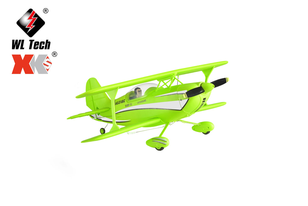 Avión de Control Remoto WLtoys 2026 A310 con Motor sin Escobillas 3D/6G con Giroscopio, Doble Ala, Avión de 4 Canales, Modelo de Juguete RC 3D
