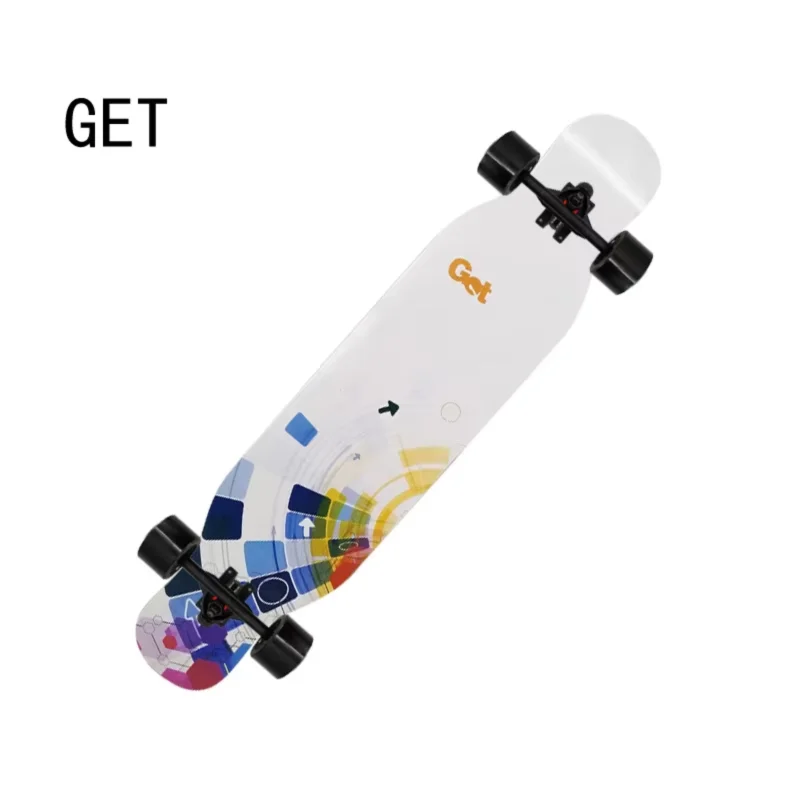Longboard de Danza Freestyle de 42 Pulgadas con Doble Kick, Skateboard Completo, Cruiser Urbano para Principiantes, Adultos, Hombres y Mujeres