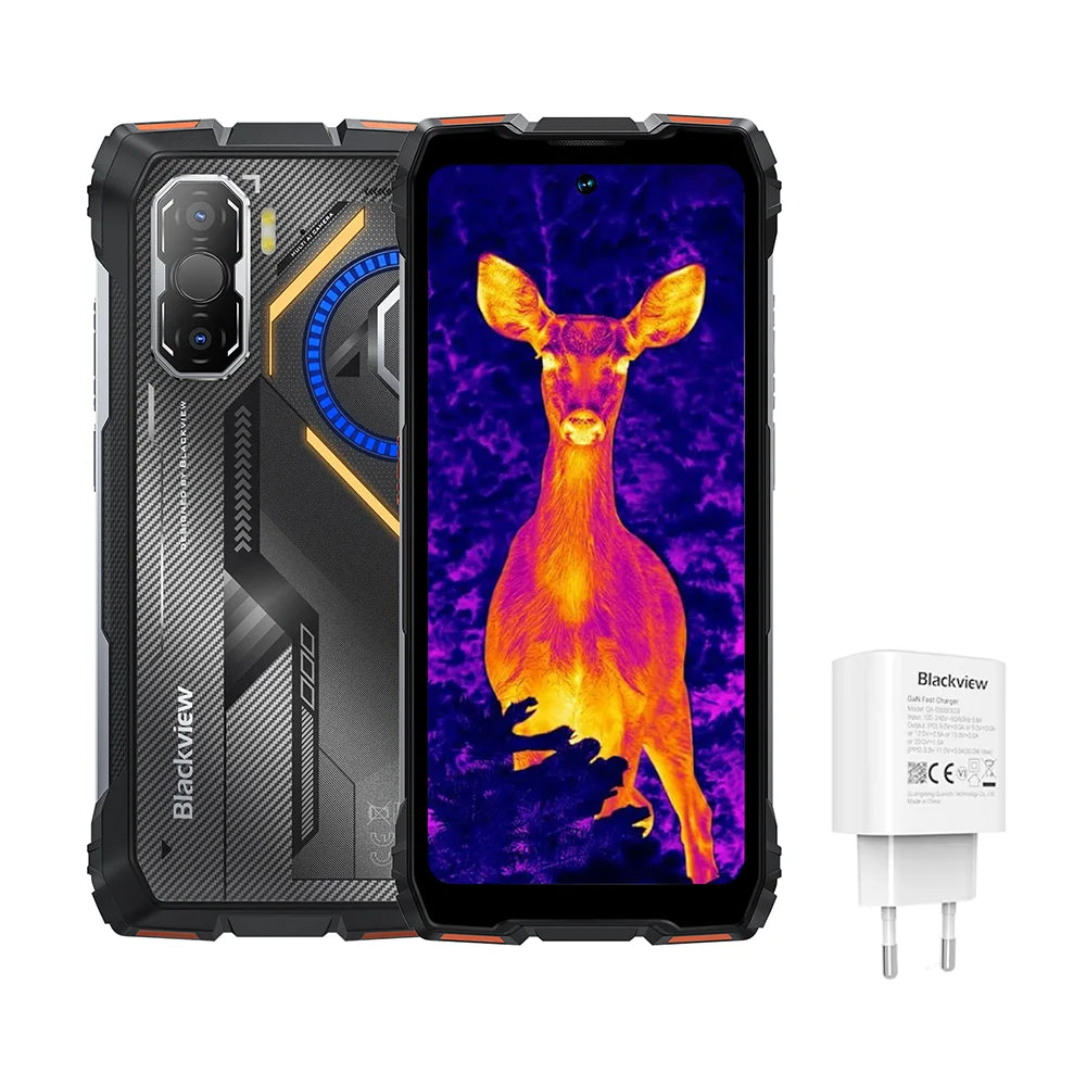 Smartphone resistente Blackview ROCK 3, pantalla de 6,78" 2,4K 120Hz, 32GB (8+24GB de expansión de RAM) + 256GB ROM, MediaTek G100, cámara de 100MP, batería de 10000mAh, NFC, teléfono móvil resistente al agua IP68 con Android 16