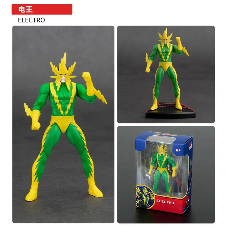 ZD Original Spider Man 4 pulgadas verde GOBLIN Doctor pulpo VENOM figuras de acción MILES GWEN ELECTRO SCARLET SPIDER 2099 juguetes de rinoceronte