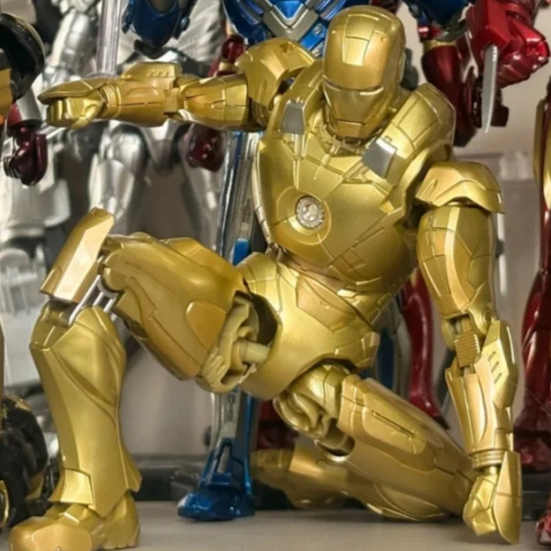 Fondjoy Marvel 1:12 Serie de Montaje 3 Iron Man 3 Mk3 Figura de Acción Caja Sorpresa Vengadores Saga Infinita Modelo Coleccionable Juguete Regalo
