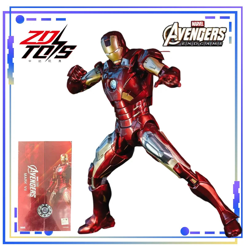 ZDtoys Figuras de Acción de Anime de la Serie Marvel Original, Iron Man MK 85 MK7 MK5 MK85 Armor 2.0 Carnage Venom, Juguete Coleccionable de Regalo